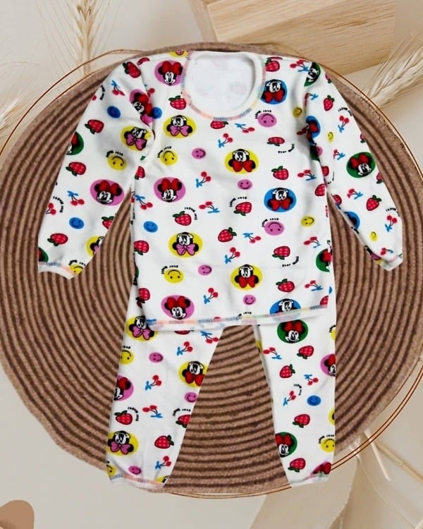 Mickey mouse print white baby romper cute cartoon gift outfit