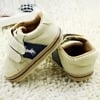 Beige fashion shoes for toddler boys, stylish and festive for occasions
