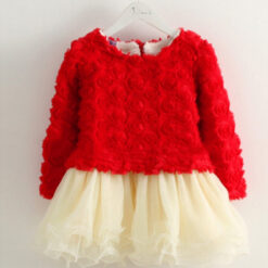 redfloralbabygirlwinterdress
