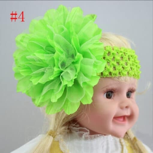 trendyneongreencrochetbabyhairband