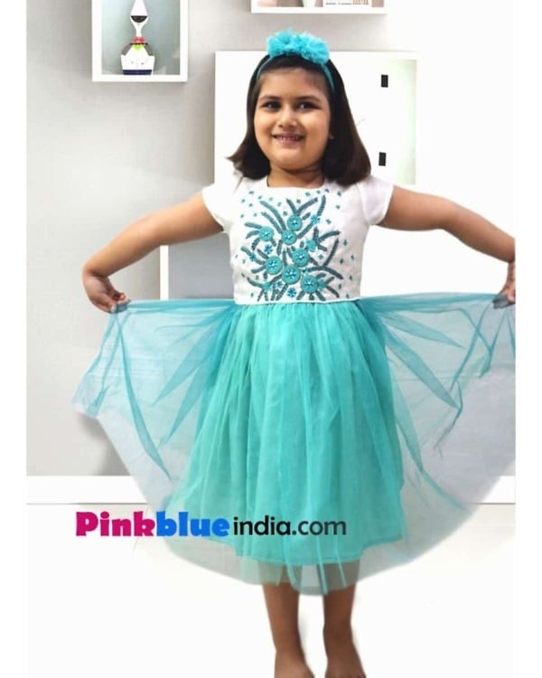 Baby girl party wear dress, cute and stylish for gifting or festive occasions