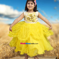 party-wear-yellow-and-white-designer-luxury-dress-girls