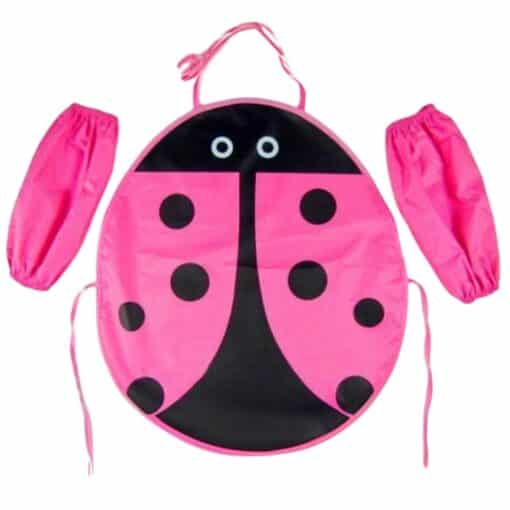 pink-and-black-lady-bug-drawing-apron-for-kids