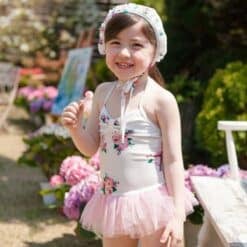 white-swimwear-for-girls-with-flower-and-net-frills