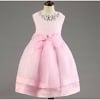Baby pink birthday party formal dress for kids, cute and stylish
