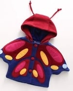 Baby girls hooded jacket, warm and stylish for winter gifting or festivals