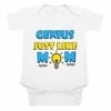 Baby romper white genius like mom print comfortable cute daily wear