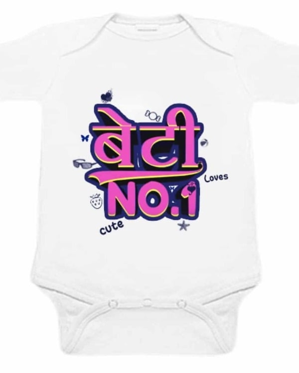 Personalized baby girl onesie, fun design, comfortable for special occasions