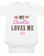 Personalized baby girl romper, sweet printed design, ideal for gifting on special occasions