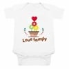 Newborn baby romper white personalized design comfortable soft daily wear