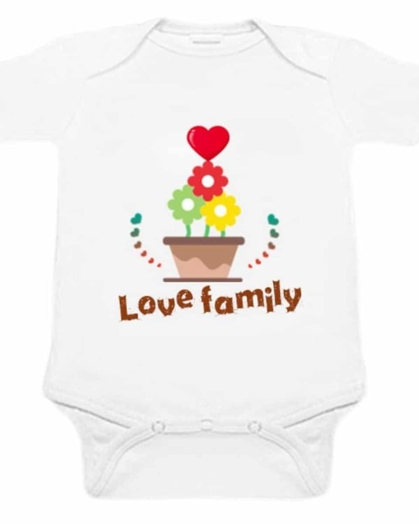 Newborn baby romper white personalized design comfortable soft daily wear