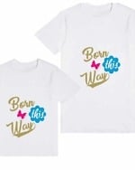 Kids sibling tshirt little brother sister white print comfortable special occasion wear