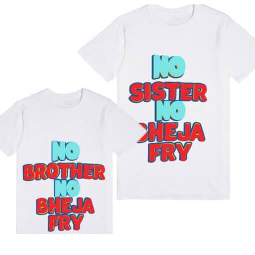 no-brother-and-sister-no-bheja-fry-custom-message-tshirt
