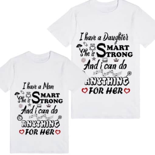 personalized-custom-mom-daughter-matching-family-tshirt