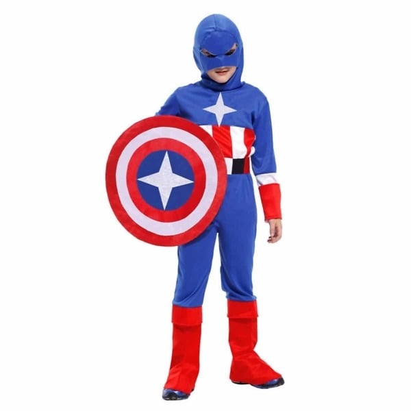 Boys Captain America Avengers theme costume by Pink Blue India