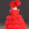 Baby girl ruffled birthday dress party wear cute stylish outfit