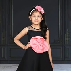 floor-length-black-flower-girl-dress