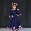 Toddler girl birthday gown pink elegant design stylish party occasion wear