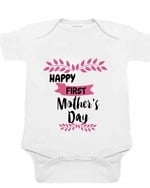First mothers day baby outfit gift for mom and newborn