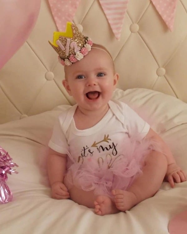 Personalized 12th birthday crown headband, princess party accessory