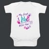 My first Holi romper, newborn girl and boy festive outfit, cute and playful