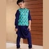 Baby kurta pajama with jacket, cotton, wedding & cute