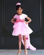 Baby LED lights birthday party dress, cute and festive baby girl outfit