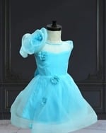 Flower girl party frock, baby girl birthday outfit, stylish and cute