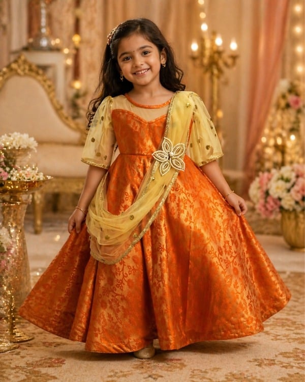 Buy Indo Western Gowns for Baby Girl Online - Kids Indo Western