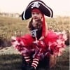 Pirate tutu dress costume for baby girls, party wear, playful and cute
