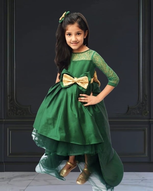 Birthday party dress, kids girl, festive occasion, cute and stylish