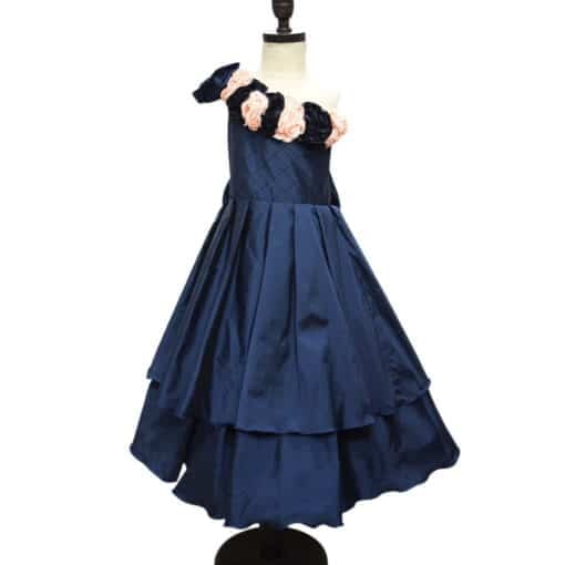 oneshoulderlongdressforgirl