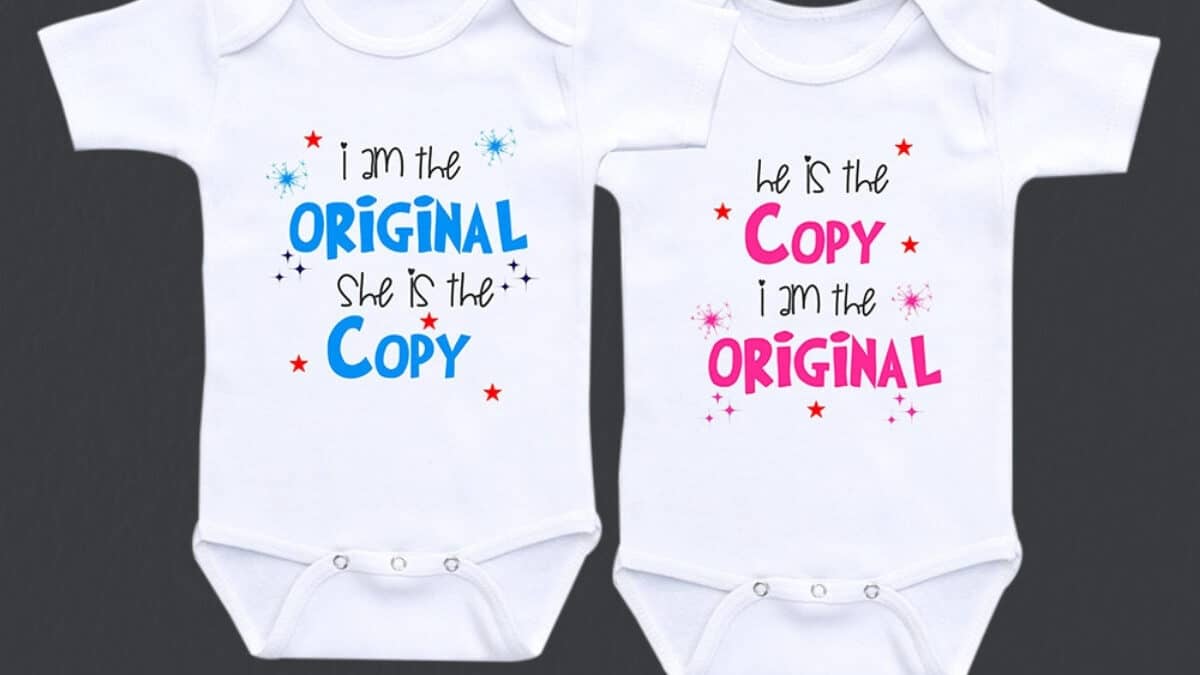 Onesie Gifts For Twins Boy And Girl Funny Twins Baby Onesies
