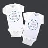 Twin baby romper set for newborn boys girls cute daily wear outfit