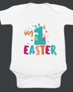 My first Easter newborn romper, cute special occasion wear