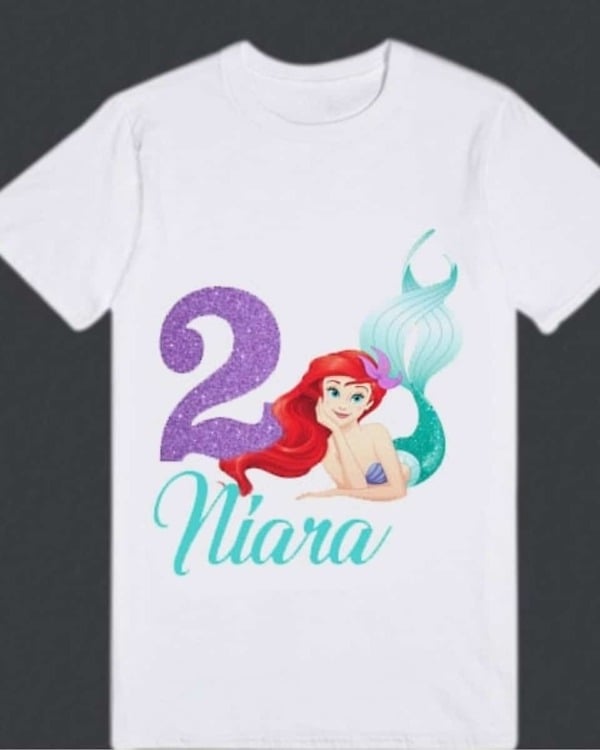 Personalized birthday t shirt for toddler girl cute party wear outfit