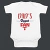 Daddys biggest fan onesie for father's day