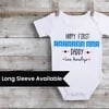 Happy Fathers Day onesie for baby cute celebration wear outfit