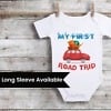 Personalized road trip onesie for baby cute travel gift daily wear outfit