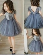 Party wear dress for girls, stylish birthday celebration outfit
