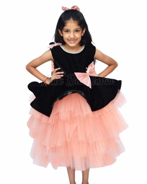 Layered Indian dress for girls, stylish wedding party wear