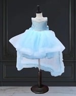 Light-up ball gown for girls, cute party celebration outfit