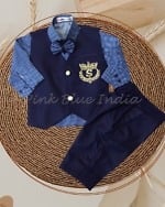 Baby boy formal waistcoat clothing set, smart occasion wear for weddings and parties