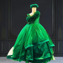 greenbabyprincesscascadegown