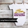 Newborn body suit, fun & humorous, unisex, gift-ready