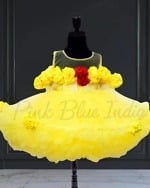 Exclusive light-up princess party dress for girls, stylish festive gown