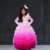 Unicorn princess dress for girls cute birthday themed party wear outfit