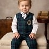 Baby Boys Gentleman Personalised Name Suit Birthday Party