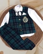 Gentleman suit for baby boy stylish birthday party wear formal outfit