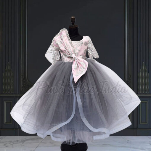 babygirlbellsleevespartyweargown